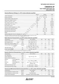 CM600HA-5F Datasheet Page 2