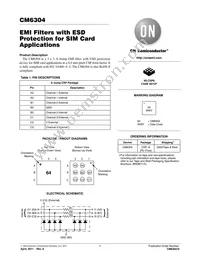 CM6304 Datasheet Cover