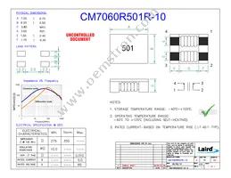 CM7060R501R-10 Datasheet Cover