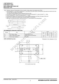 CM75DY-34A Datasheet Page 3