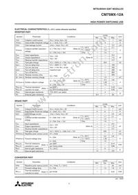 CM75MX-12A Datasheet Page 3