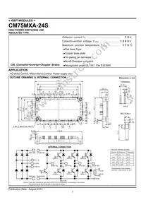 CM75MXA-24S Datasheet Cover