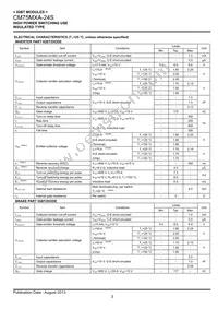 CM75MXA-24S Datasheet Page 3