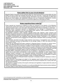 CM75MXA-24S Datasheet Page 14