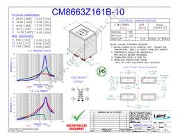 CM8663Z161B-10 Datasheet Cover