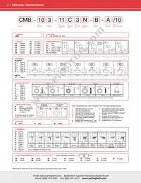 CMB-053-11-C-3-N-B-D Datasheet Page 2