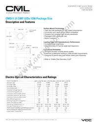 CMD11-21VYC/TR8 Datasheet Cover