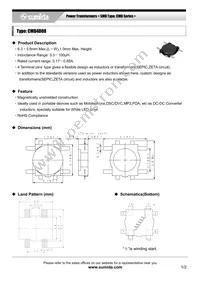 CMD4D08NP-6R8MC Datasheet Cover