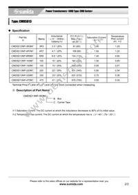 CMD5D13NP-3R3MC-2L Datasheet Page 2
