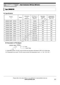 CMD6D11BNP-6R8MC Datasheet Page 2