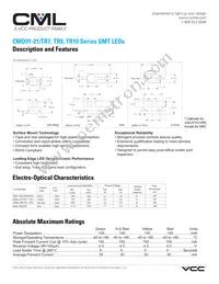 CMD9121SRC/TR10 Datasheet Cover