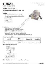 CMD95-21SYGC/TR7 Datasheet Cover