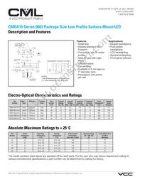 CMDA19BR7D1S Datasheet Cover