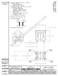 CMF-0100 Datasheet Cover