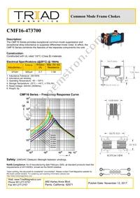 CMF16-473700-B Datasheet Cover