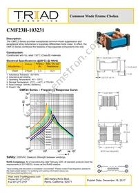 CMF23H-103231-B Datasheet Cover