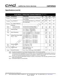 CMPWR025R Datasheet Page 4