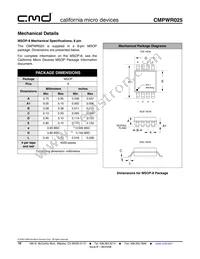 CMPWR025R Datasheet Page 10