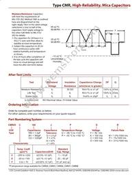 CMR08F513FPDR Datasheet Page 5