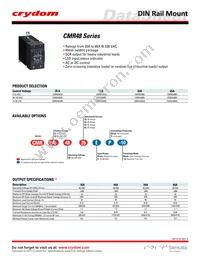 CMRD4865P-10 Datasheet Cover