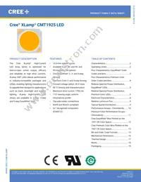 CMT1925-0000-00PN0U0A40G Datasheet Cover