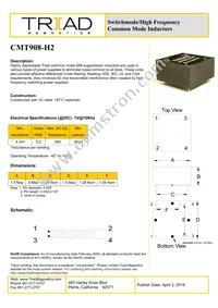 CMT908-H2-B Datasheet Cover