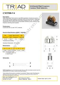 CMT908-V4 Datasheet Cover