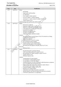 CMV2000-2E5M1LP Datasheet Page 3