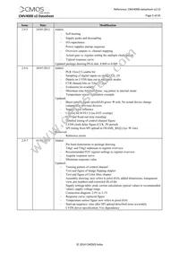 CMV4000-2E5M1LP Datasheet Page 3