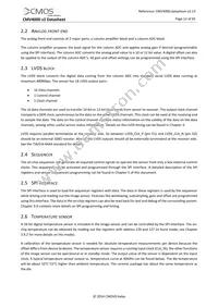 CMV4000-2E5M1LP Datasheet Page 12