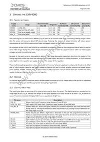 CMV4000-2E5M1LP Datasheet Page 14