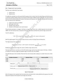 CMV4000-2E5M1LP Datasheet Page 17