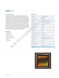 CMV4000-2E5M1PN Datasheet Page 12