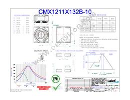 CMX1211X132B-10 Datasheet Cover