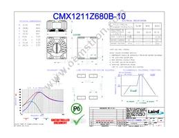 CMX1211Z680B-10 Datasheet Cover
