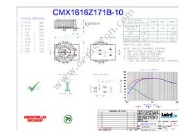 CMX1616Z171B-10 Datasheet Cover