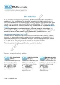 CMX631AD4 Datasheet Page 16