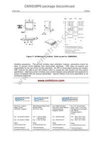 CMX639D4 Datasheet Page 16