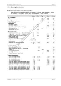 CMX641AD2 Datasheet Page 20