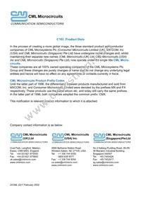 CMX673D4 Datasheet Page 14