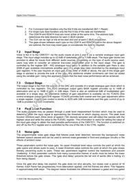 CMX7011L4 Datasheet Page 15
