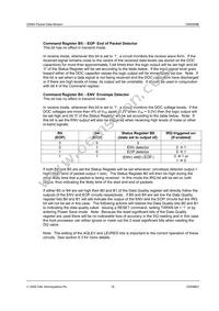 CMX909BD5 Datasheet Page 18