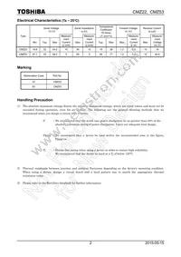 CMZ22(TE12L Datasheet Page 2