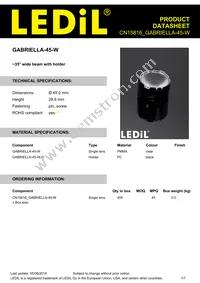 CN15816_GABRIELLA-45-W Datasheet Cover