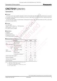 CNC7S101 Datasheet Cover