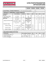 CNX39UW Datasheet Page 2