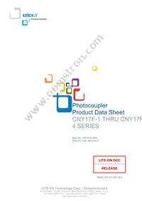 CNY17F-4S-TA1 Datasheet Cover