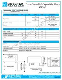 CO27VS05DE-02-10.000 Datasheet Page 2