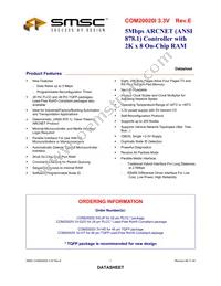 COM20020I3V-DZD Datasheet Cover