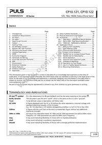 CP10.121 Datasheet Page 2